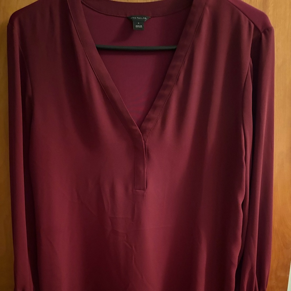 ANN TAYLOR Long Sleeve blouse S